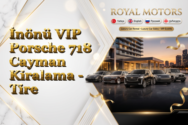 İnönü VIP Porsche 718 Cayman Kiralama - Tire