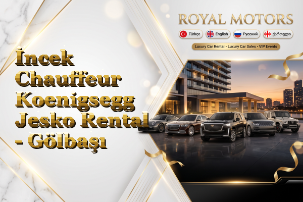 İncek Chauffeur Koenigsegg Jesko Rental - Gölbaşı