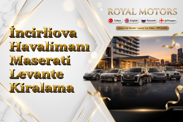 İncirliova Havalimanı Maserati Levante Kiralama