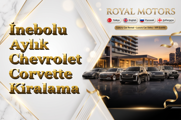 İnebolu Aylık Chevrolet Corvette Kiralama