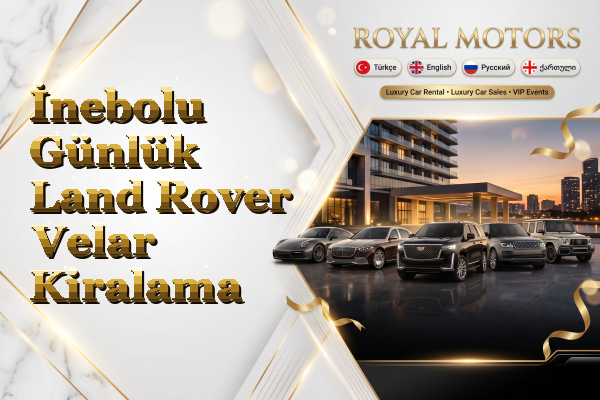 İnebolu Günlük Land Rover Velar Kiralama
