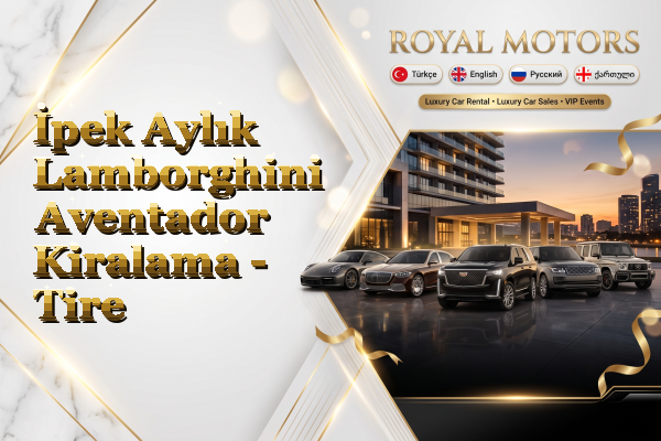 İpek Aylık Lamborghini Aventador Kiralama - Tire