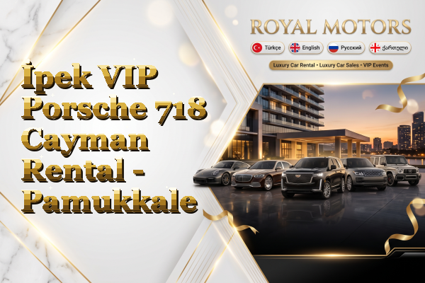 İpek VIP Porsche 718 Cayman Rental - Pamukkale