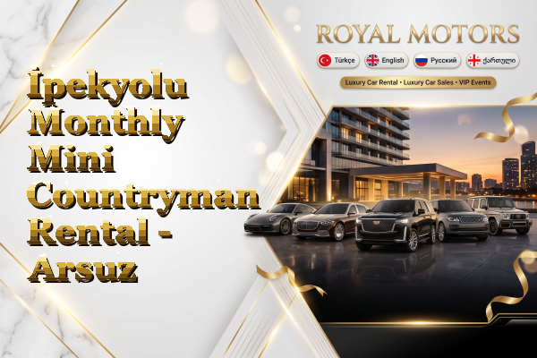 İpekyolu Monthly Mini Countryman Rental - Arsuz
