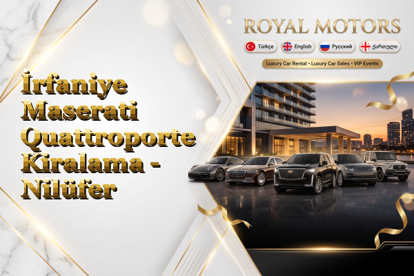 İrfaniye Maserati Quattroporte Kiralama - Nilüfer