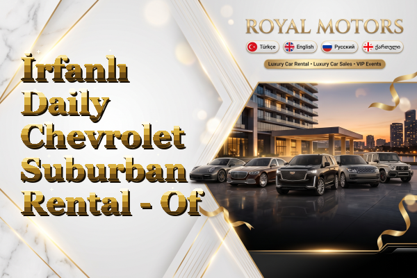 İrfanlı Daily Chevrolet Suburban Rental - Of