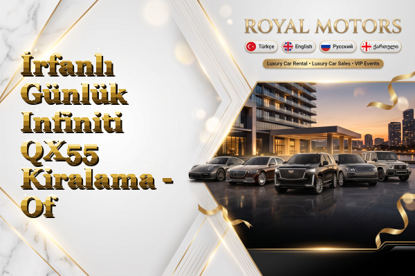 İrfanlı Günlük Infiniti QX55 Kiralama - Of