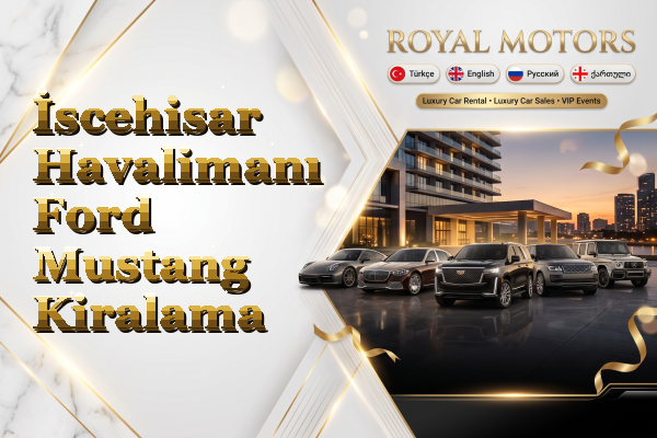 İscehisar Havalimanı Ford Mustang Kiralama