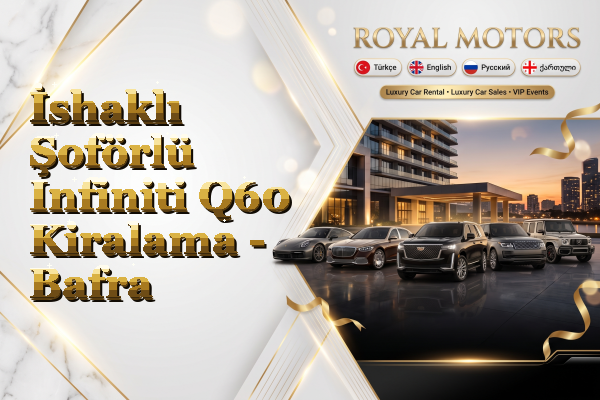 İshaklı Şoförlü Infiniti Q60 Kiralama - Bafra