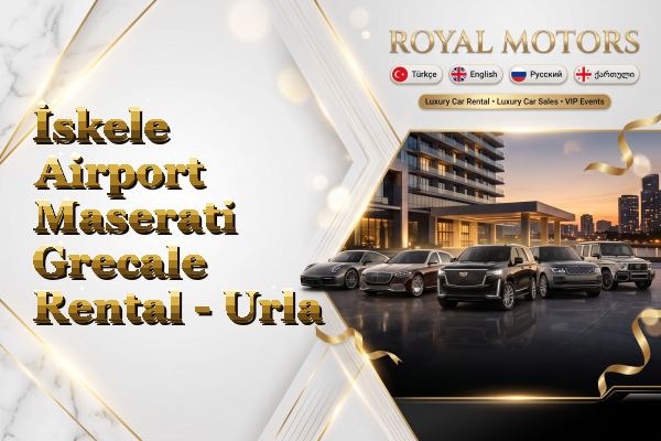 İskele Airport Maserati Grecale Rental - Urla
