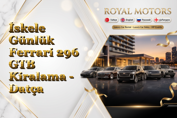 İskele Günlük Ferrari 296 GTB Kiralama - Datça