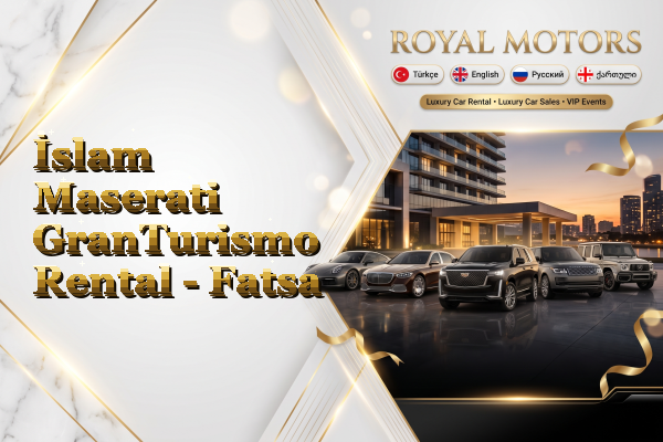 İslam Maserati GranTurismo Rental - Fatsa