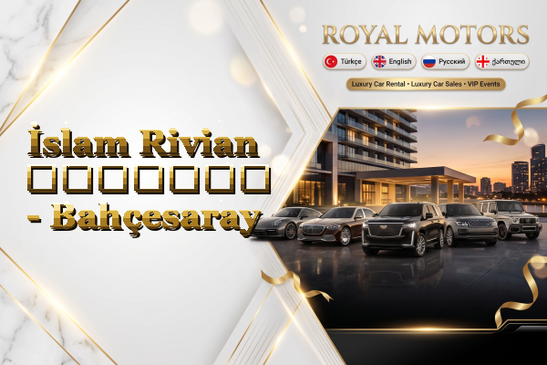 İslam Rivian გაყიდვა - Bahçesaray