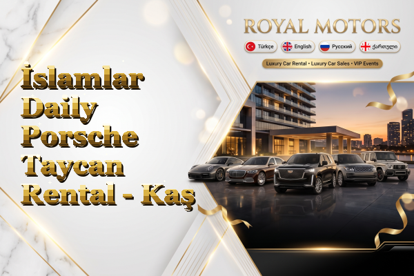 İslamlar Daily Porsche Taycan Rental - Kaş