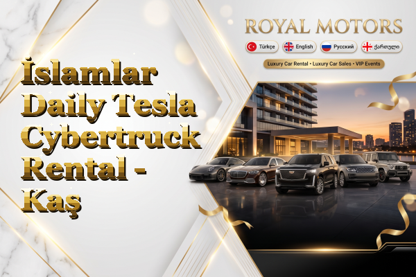 İslamlar Daily Tesla Cybertruck Rental - Kaş