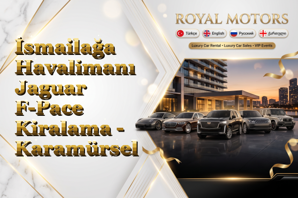 İsmailağa Havalimanı Jaguar F-Pace Kiralama - Karamürsel