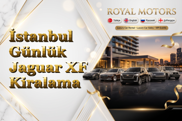 İstanbul Günlük Jaguar XF Kiralama