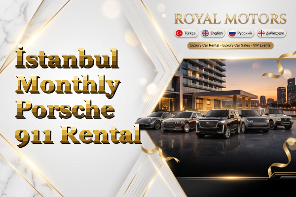 İstanbul Monthly Porsche 911 Rental