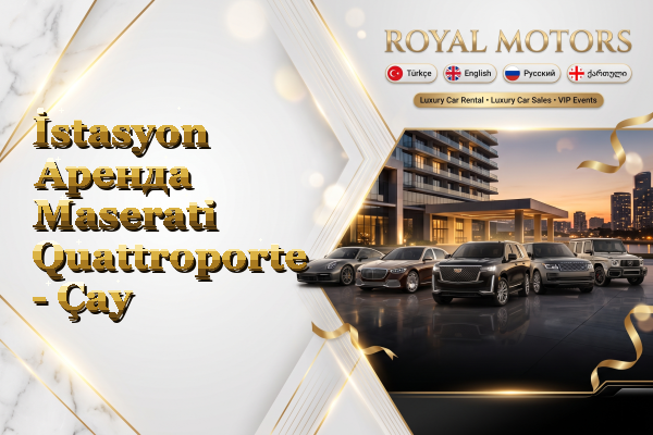 İstasyon Аренда Maserati Quattroporte - Çay