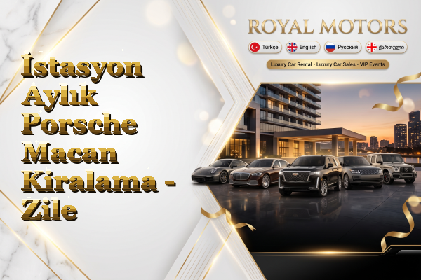 İstasyon Aylık Porsche Macan Kiralama - Zile
