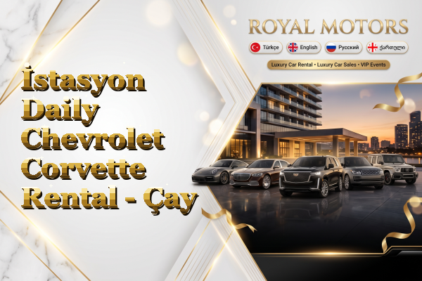 İstasyon Daily Chevrolet Corvette Rental - Çay