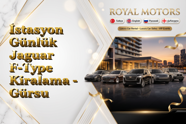 İstasyon Günlük Jaguar F-Type Kiralama - Gürsu