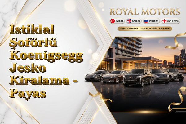 İstiklal Şoförlü Koenigsegg Jesko Kiralama - Payas