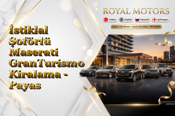 İstiklal Şoförlü Maserati GranTurismo Kiralama - Payas