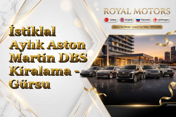 İstiklal Aylık Aston Martin DBS Kiralama - Gürsu