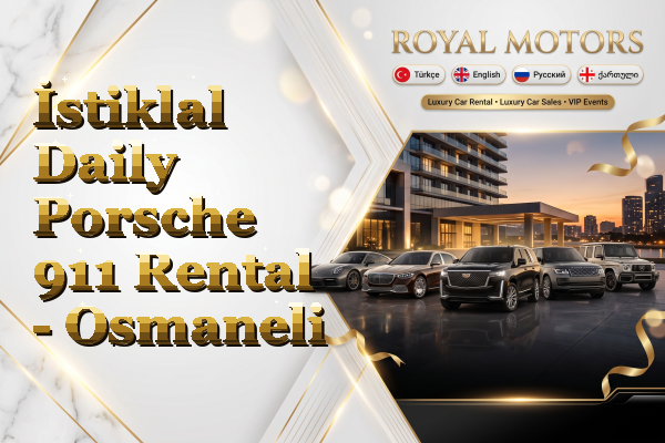 İstiklal Daily Porsche 911 Rental - Osmaneli