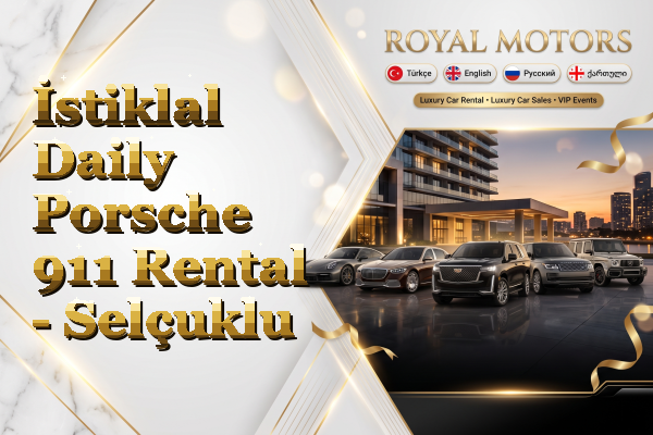 İstiklal Daily Porsche 911 Rental - Selçuklu