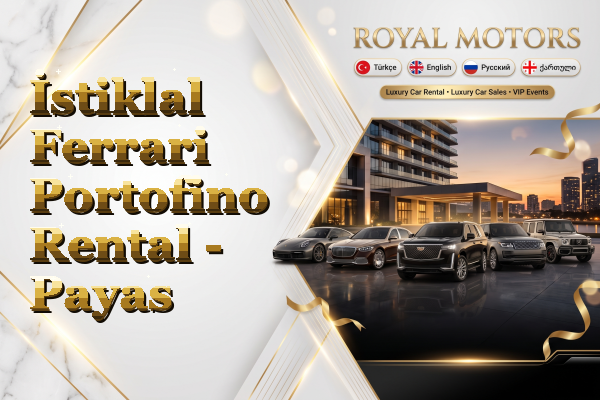 İstiklal Ferrari Portofino Rental - Payas
