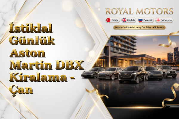 İstiklal Günlük Aston Martin DBX Kiralama - Çan