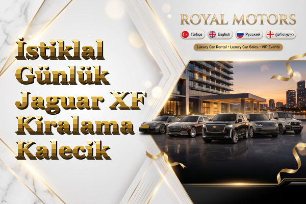 İstiklal Günlük Jaguar XF Kiralama - Kalecik