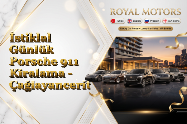 İstiklal Günlük Porsche 911 Kiralama - Çağlayancerit