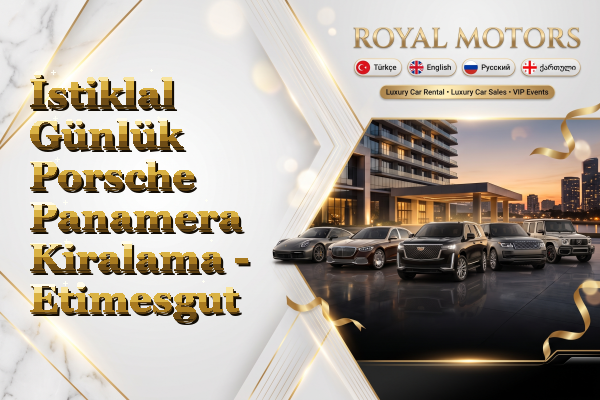 İstiklal Günlük Porsche Panamera Kiralama - Etimesgut