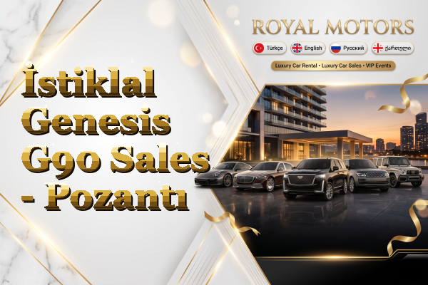 İstiklal Genesis G90 Sales - Pozantı