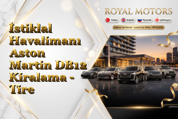 İstiklal Havalimanı Aston Martin DB12 Kiralama - Tire
