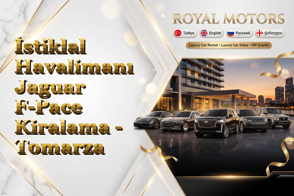 İstiklal Havalimanı Jaguar F-Pace Kiralama - Tomarza