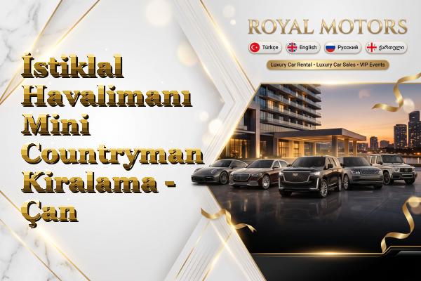 İstiklal Havalimanı Mini Countryman Kiralama - Çan