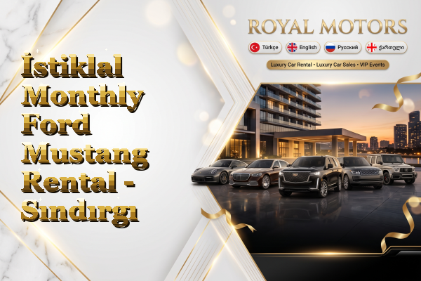 İstiklal Monthly Ford Mustang Rental - Sındırgı