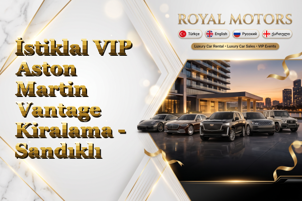 İstiklal VIP Aston Martin Vantage Kiralama - Sandıklı