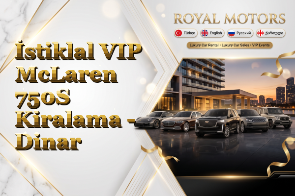 İstiklal VIP McLaren 750S Kiralama - Dinar