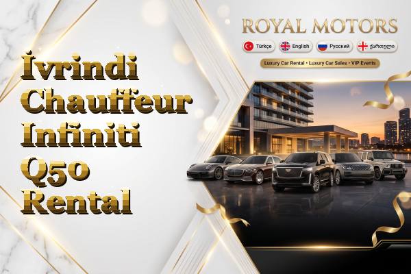 İvrindi Chauffeur Infiniti Q50 Rental