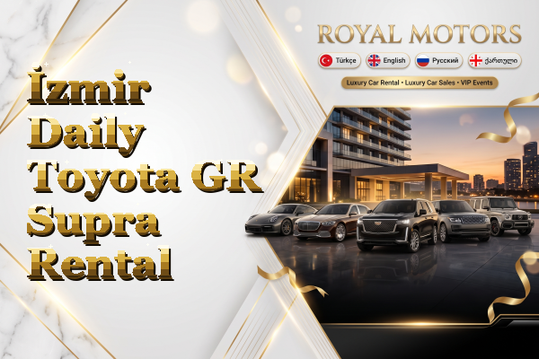 İzmir Daily Toyota GR Supra Rental