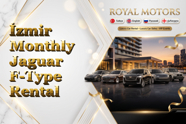 İzmir Monthly Jaguar F-Type Rental