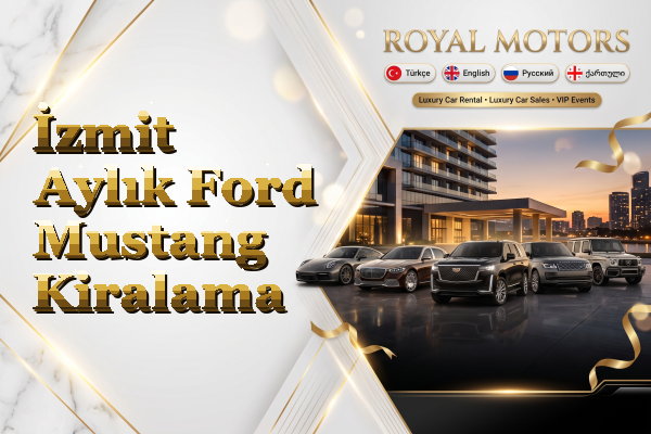 İzmit Aylık Ford Mustang Kiralama