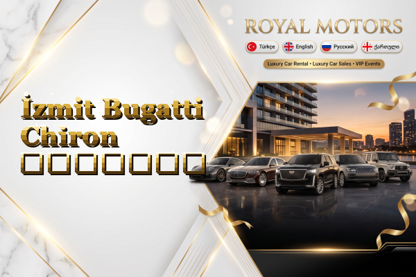İzmit Bugatti Chiron გაყიდვა