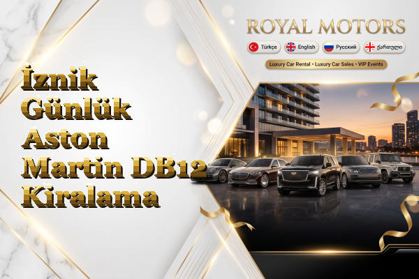 İznik Günlük Aston Martin DB12 Kiralama
