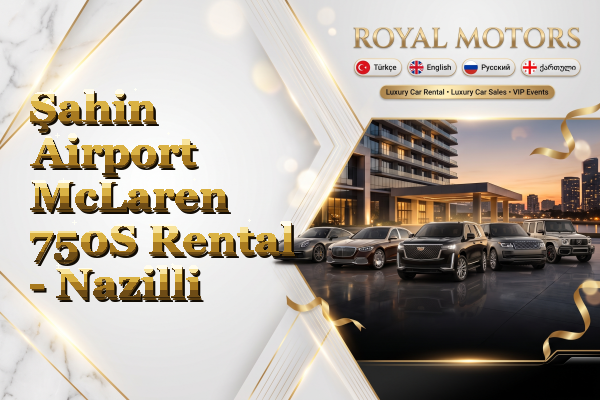 Şahin Airport McLaren 750S Rental - Nazilli